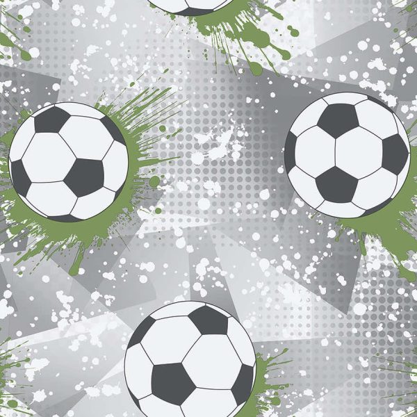 14092 Football Frenzy Grey Green Thumbnail