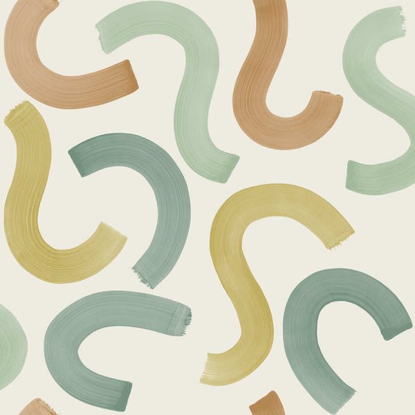 14111 Curly Confetti Ochre Orange Teal Thumbnail