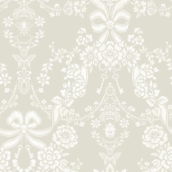 14171 Bow Damask Taupe thumbnail1