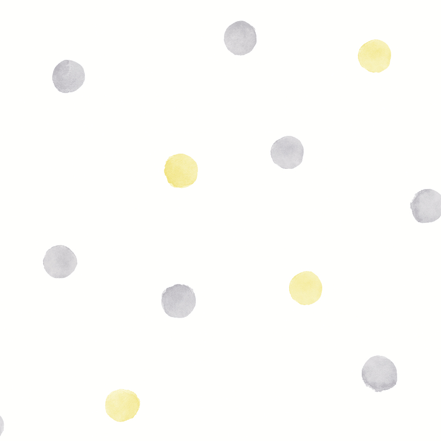 91002-Watercolour-Dots-Yellow-Grey