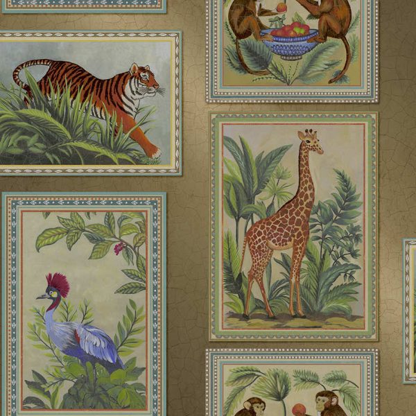 92010 Menagerie Gold Metallic Shine