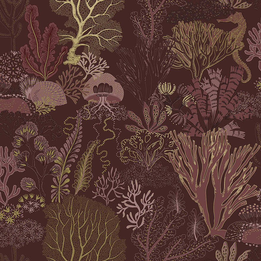 92080 Nautilus Berry Gold Thumbnail Metallic Shine