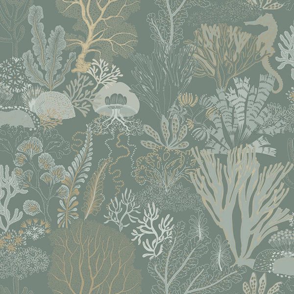 92082 Nautilus Aqua Gold Metallic Shine Thumbnail